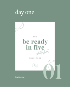 Be Ready in Five graphic